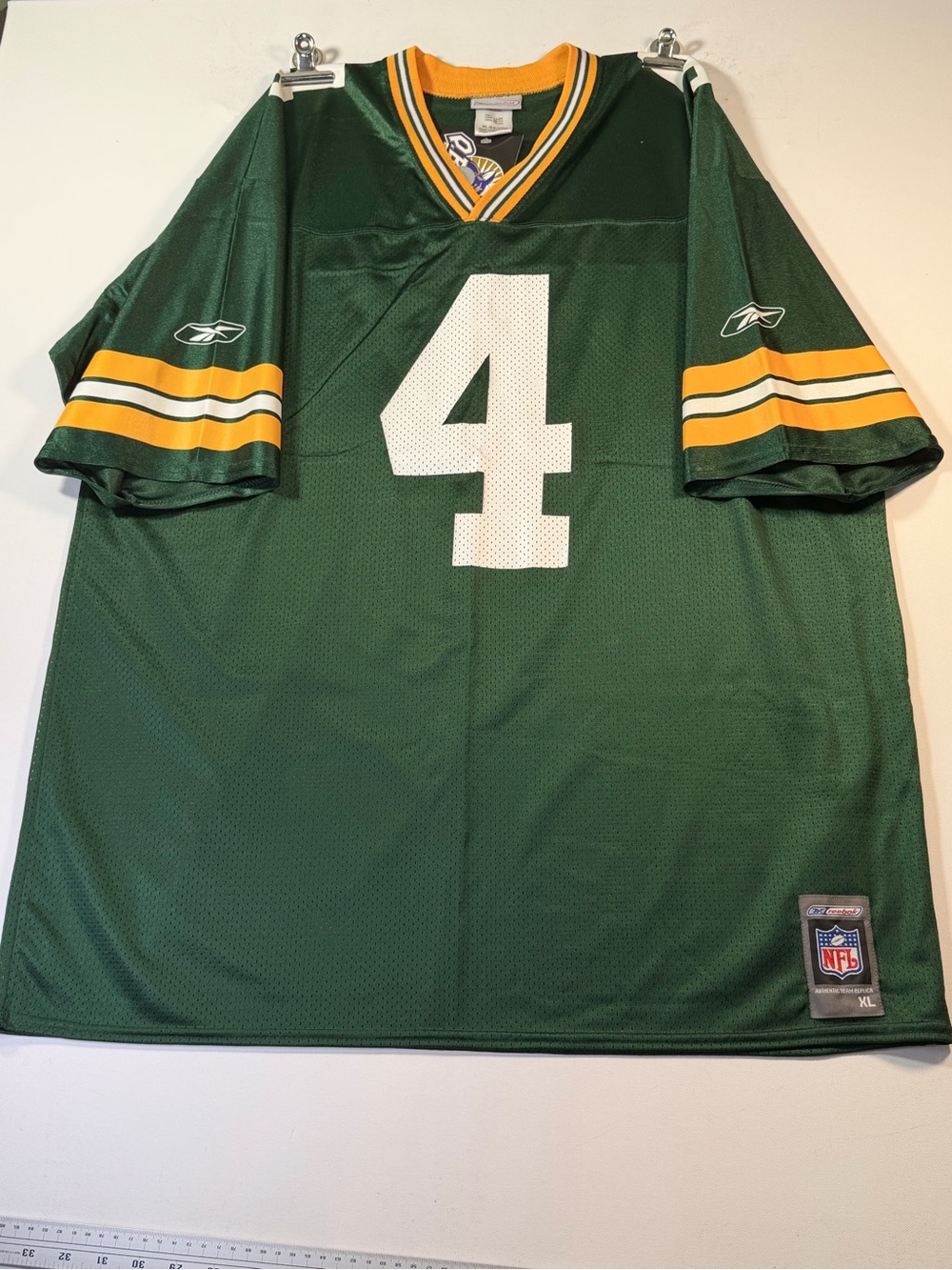 Reebok NFL Brett Favre # 4 Bay Packers SKU 0196